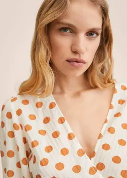 بلوز زنانه بژ منگو