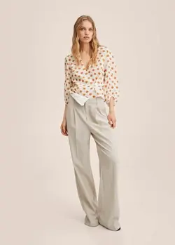 بلوز زنانه بژ منگو