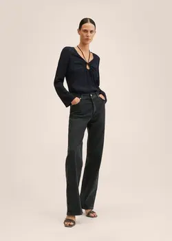 بلوز زنانه مشکی منگو