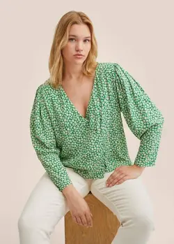 بلوز زنانه سبز منگو