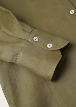 شومیز زنانه خاکی منگو