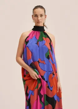 پیراهن بلند زنانه قرمز منگو