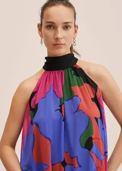 پیراهن بلند زنانه قرمز منگو