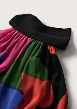 پیراهن بلند زنانه قرمز منگو