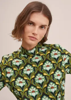 پیراهن کوتاه زنانه سبز منگو