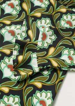 پیراهن کوتاه زنانه سبز منگو