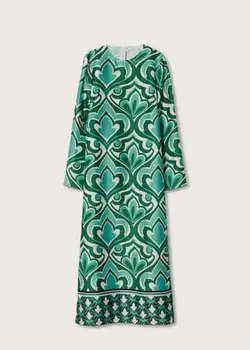 پیراهن بلند زنانه سبز منگو