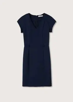 پیراهن کوتاه زنانه سرمه ای منگو