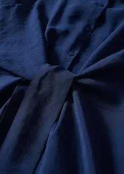 پیراهن کوتاه زنانه آبی منگو