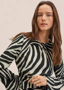 پیراهن کوتاه زنانه مشکی منگو