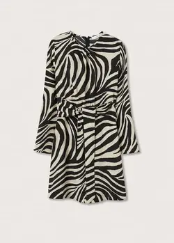 پیراهن کوتاه زنانه مشکی منگو