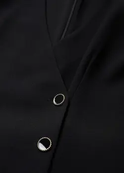 پیراهن کوتاه زنانه مشکی منگو