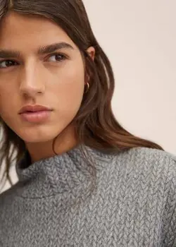 پیراهن کوتاه زنانه خاکستری منگو