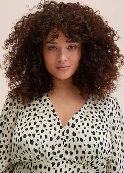 پیراهن کوتاه زنانه سفید تیره منگو