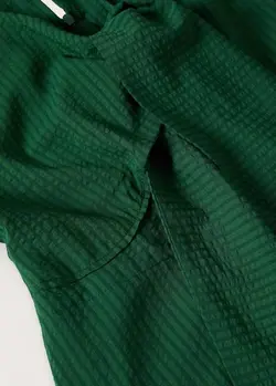 پیراهن بلند زنانه سبز تیره منگو