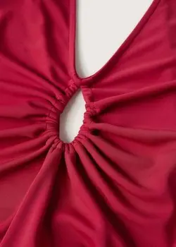 پیراهن بلند زنانه قرمز منگو