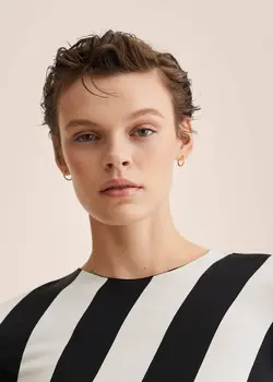 پیراهن بلند زنانه مشکی منگو