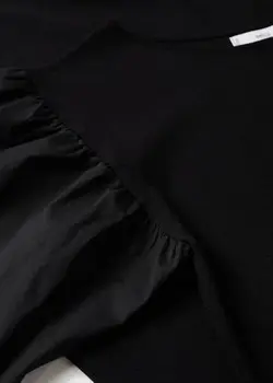 پیراهن بلند زنانه مشکی منگو