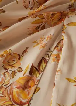 پیراهن بلند زنانه سفید تیره منگو