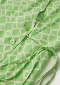 پیراهن بلند زنانه سبز منگو