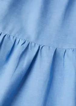 پیراهن میدی زنانه آبی منگو