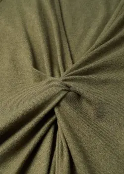 پیراهن میدی زنانه خاکی منگو