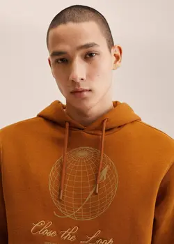 هودی مردانه آجری منگو