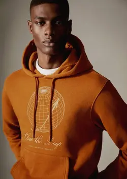 هودی مردانه آجری منگو