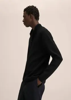 پلیور مردانه مشکی منگو