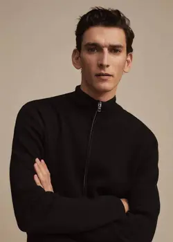 پلیور مردانه مشکی منگو