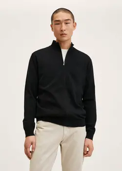 پلیور مردانه مشکی منگو