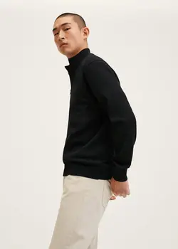 پلیور مردانه مشکی منگو