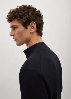 پلیور مردانه مشکی منگو