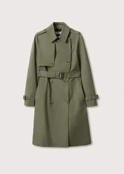 بارانی زنانه خاکی منگو