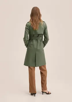 بارانی زنانه خاکی منگو