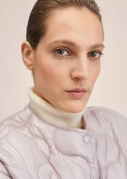 پافر زنانه بنفش منگو