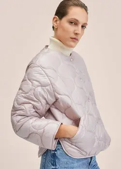 پافر زنانه بنفش منگو