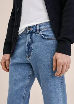 شلوار جین مردانه آبی منگو