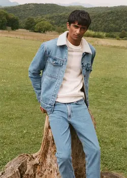 شلوار جین مردانه آبی منگو