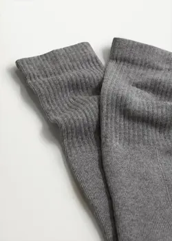 جوراب مردانه خاکستری منگو