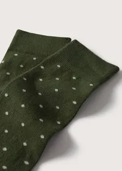 جوراب مردانه خاکی منگو