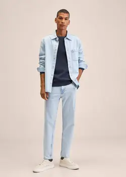 شلوار جین مردانه آبی منگو