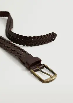 کمربند مردانه قهوه ای منگو