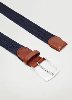 کمربند مردانه سرمه ای منگو