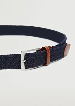 کمربند مردانه سرمه ای منگو