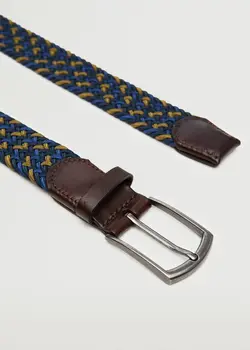 کمربند مردانه آبی منگو