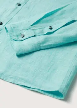 پیراهن مردانه سبز منگو