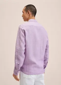 پیراهن مردانه بنفش منگو