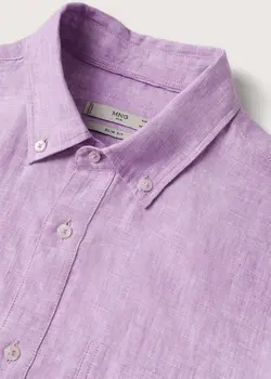 پیراهن مردانه بنفش منگو