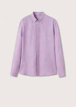 پیراهن مردانه بنفش منگو